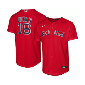 Youth Boston Red Sox Jarren Duran Alternate Red Baseline Jersey - Nike - 241401423121