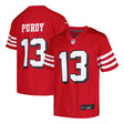 Youth Brock Purdy San Francisco 49ers Scarlet Nike Game Jersey - Nike - 241801101109