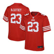Youth Christian McCaffrey San Francisco 49ers Scarlet Nike Game Jersey - Nike - 241801101301