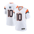 Youth Denver Broncos Bo Nix White Game Jersey - Nike - 241801105105