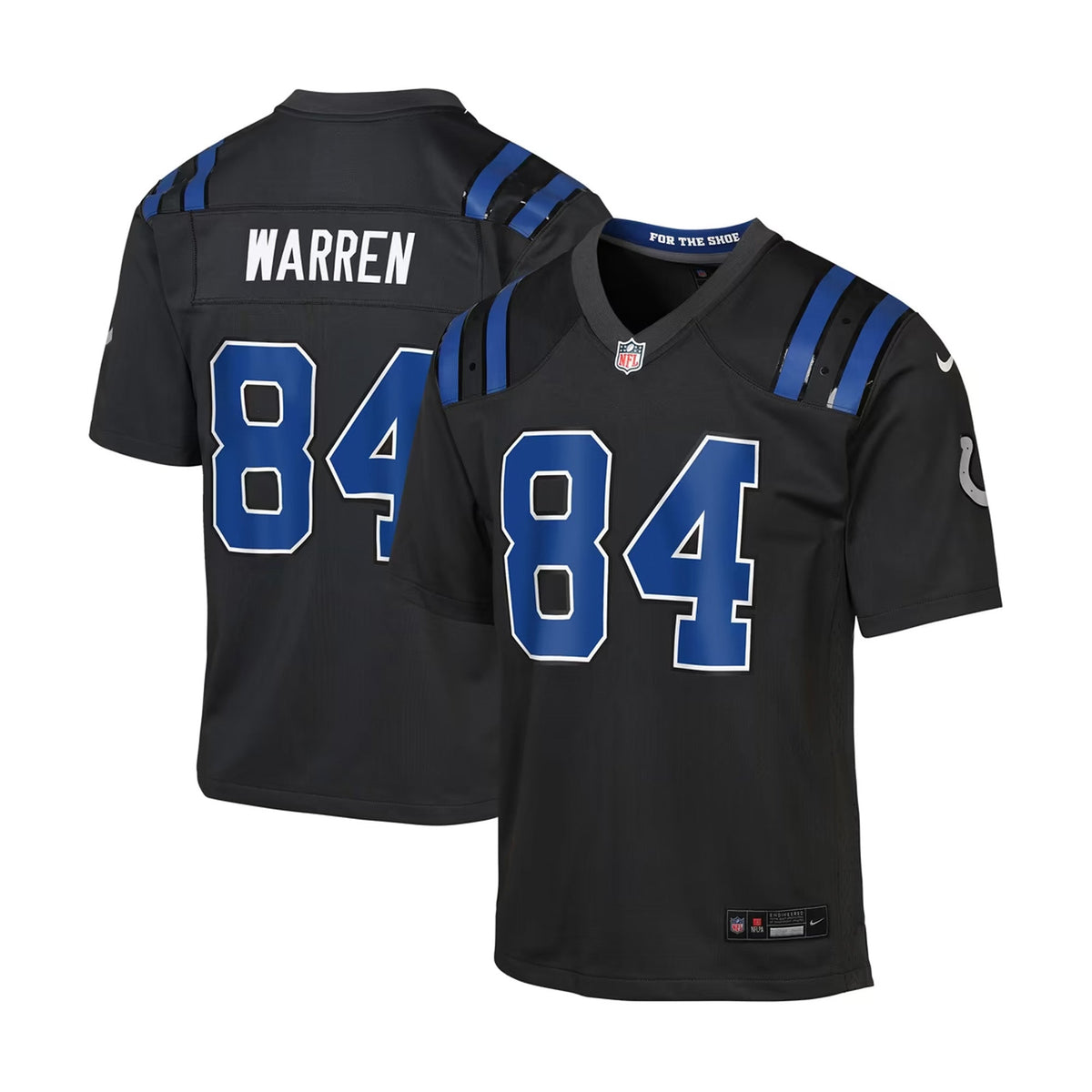 Youth Indianapolis Colts Tyler Warren 2026 Rivalries Collection Black Game Jersey - Nike - 241801111117