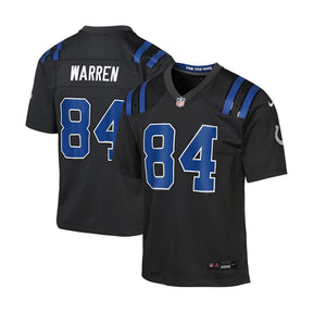 Youth Indianapolis Colts Tyler Warren 2026 Rivalries Collection Black Game Jersey - Nike - 241801111117