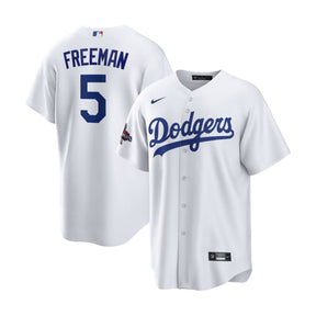 Youth Los Angeles Dodgers Freddie Freeman 2024 World Series Champions White Home Replica Jersey - Nike - 31210541103
