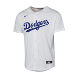 Youth Los Angeles Dodgers Freddie Freeman White Home Baseline Jersey - Nike - 241402411301