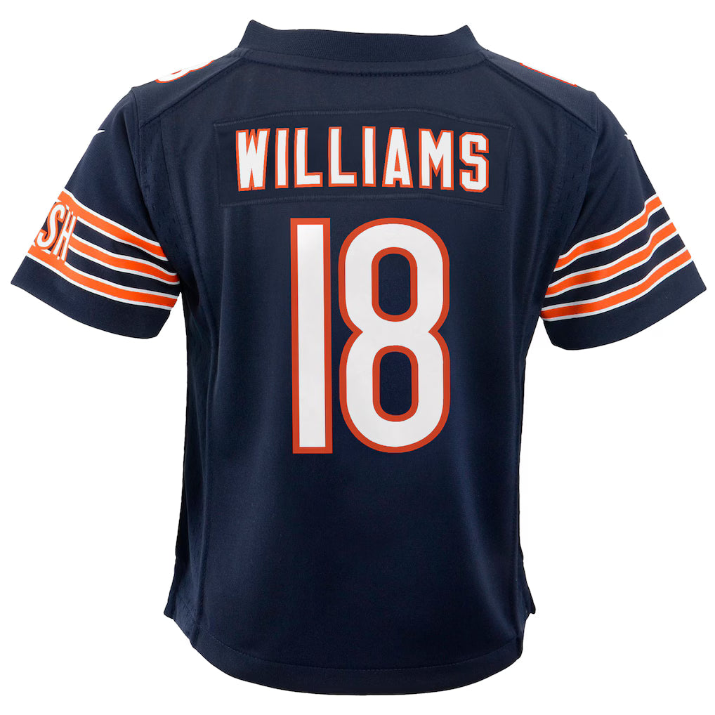 YOUTH Chicago Bears Navy Caleb Williams Nike Game Jersey