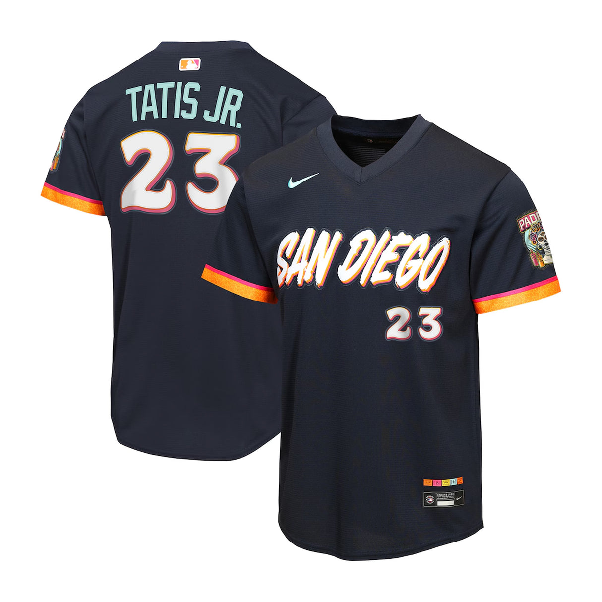 Youth San Diego Padres Fernando Tatis Jr 2026 City Connect Obsidian Stadium Jersey