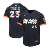 Youth San Diego Padres Fernando Tatis Jr 2026 City Connect Obsidian Stadium Jersey
