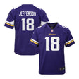Youth Nike Justin Jefferson Minnesota Vikings Purple Game Jersey - Nike - 241801131101