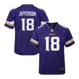 Youth Nike Justin Jefferson Minnesota Vikings Purple Game Jersey - Nike - 241801131101