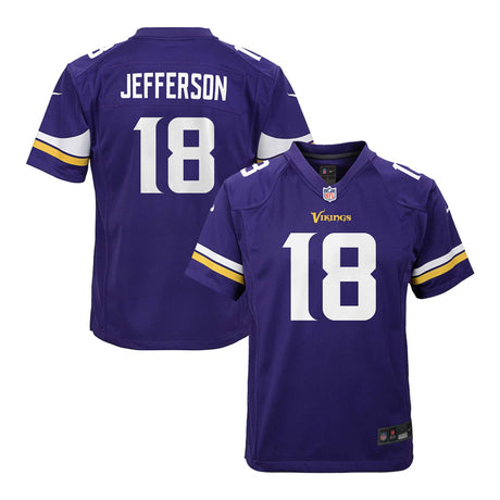 Youth Nike Justin Jefferson Minnesota Vikings Purple Game Jersey - Nike - 241801131101
