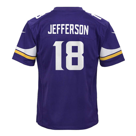 Youth Nike Justin Jefferson Minnesota Vikings Purple Game Jersey - Nike - 241801131101