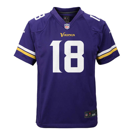 Youth Nike Justin Jefferson Minnesota Vikings Purple Game Jersey - Nike - 241801131101