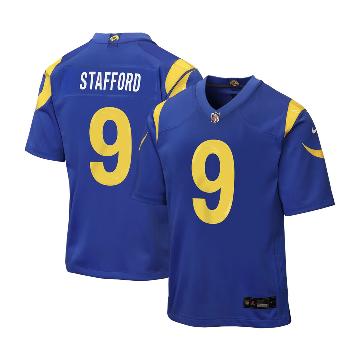 Youth Los Angeles Rams Matthew Stafford Blue Game Jersey