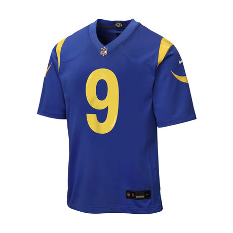 Youth Los Angeles Rams Matthew Stafford Blue Game Jersey