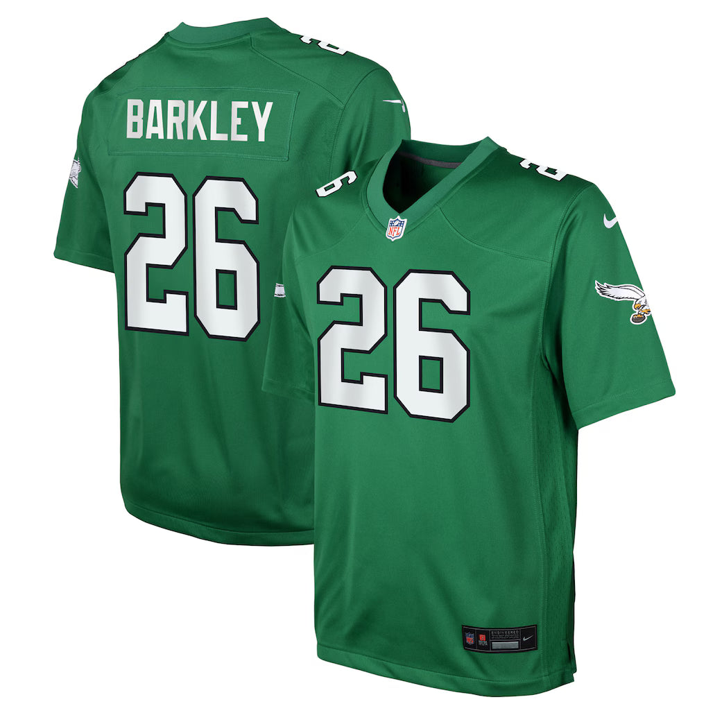 YOUTH Philadelphia Eagles Saquon Barkley Nike Game Jersey