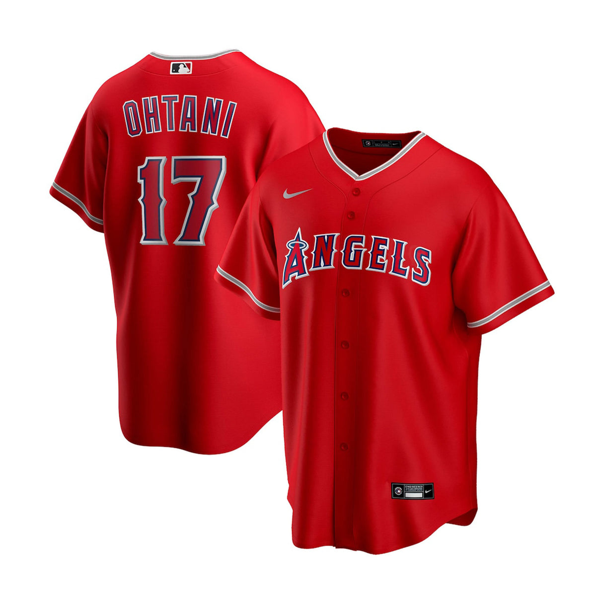 Los Angeles Angels Shohei Ohtani Red Alternate Replica Player Jersey