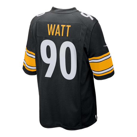Youth Nike T.J. Watt Pittsburgh Steelers Black Game Jersey - Nike - 241801129101