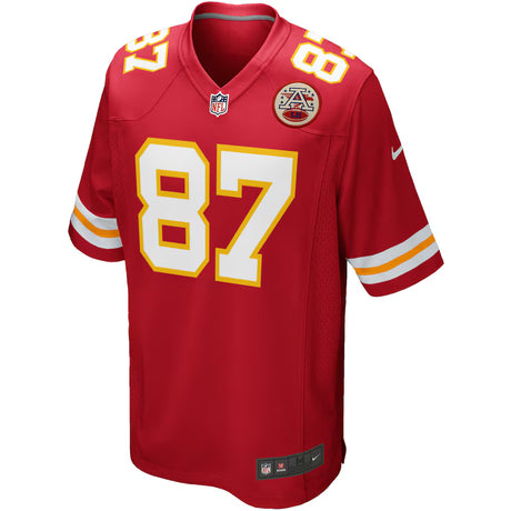 YOUTH Kansas City Chiefs Travis Kelce Red Nike Game Jersey