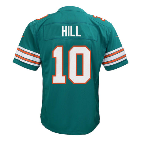 Youth Nike Tyreek Hill Miami Dolphins Aqua Game Jersey - Nike - 241801113113