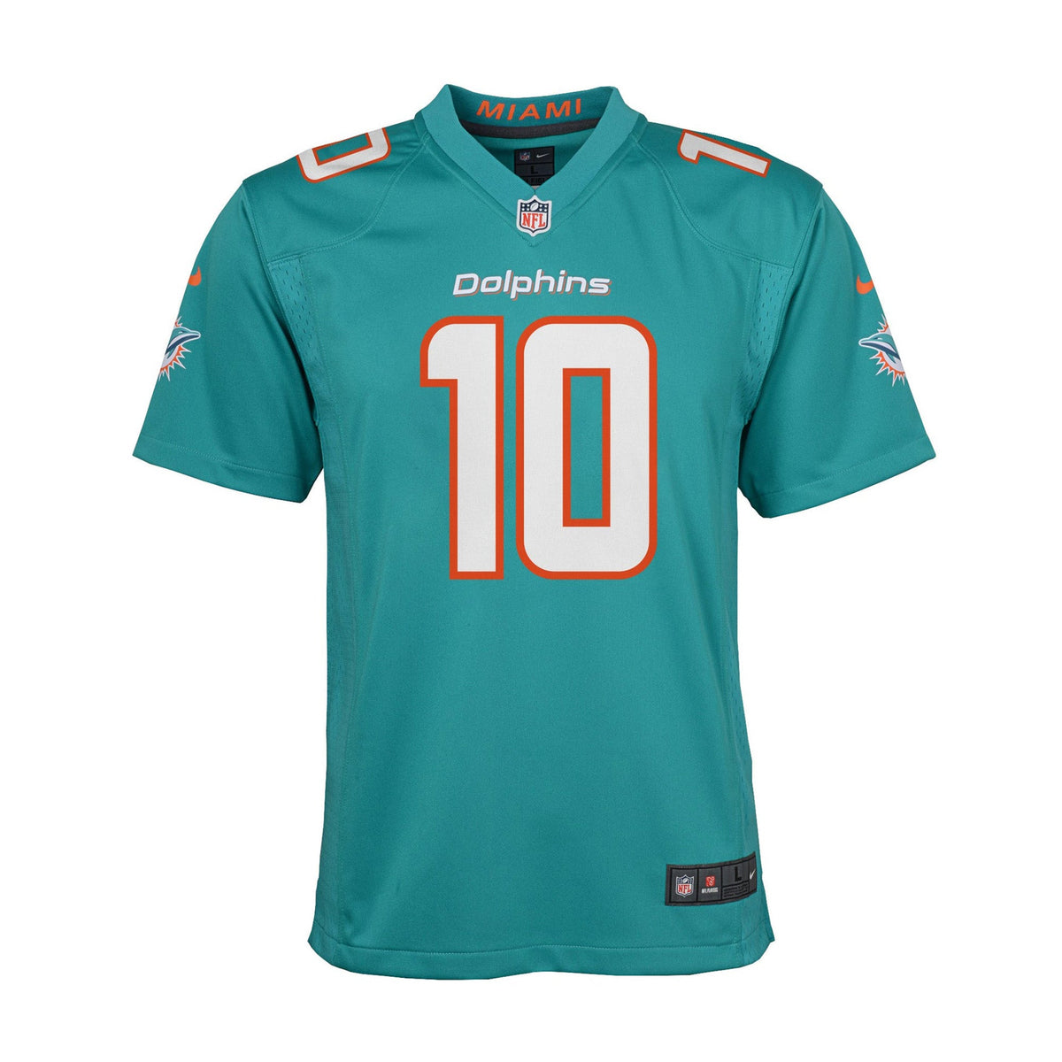 Youth Nike Tyreek Hill Miami Dolphins Aqua Game Jersey - Nike - 241801113113