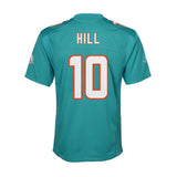 Youth Nike Tyreek Hill Miami Dolphins Aqua Game Jersey - Nike - 241801113113