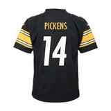 Youth Pittsburgh Steelers George Pickens Black Alternate Game Jersey - Nike - 24230112917