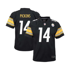 Youth Pittsburgh Steelers George Pickens Black Alternate Game Jersey - Nike - 24230112917