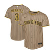 Youth San Diego Padres Jackson Merrill Sand Alternate Replica Jersey - Nike - 241402419421